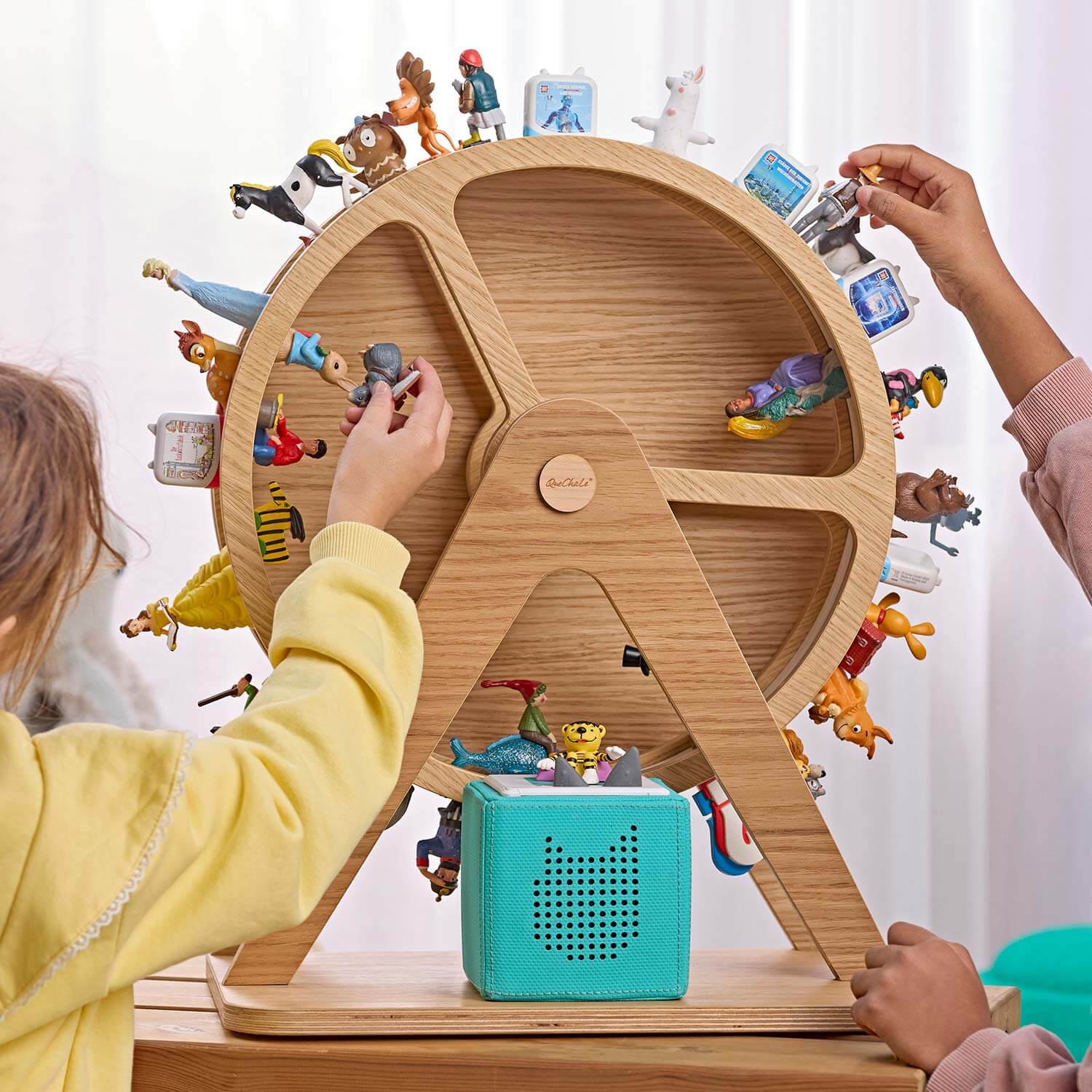 Das Glück-auf-Rad classic für bis zu 120 tonies bringt Spass und Ordnung ins Kinderzimmer