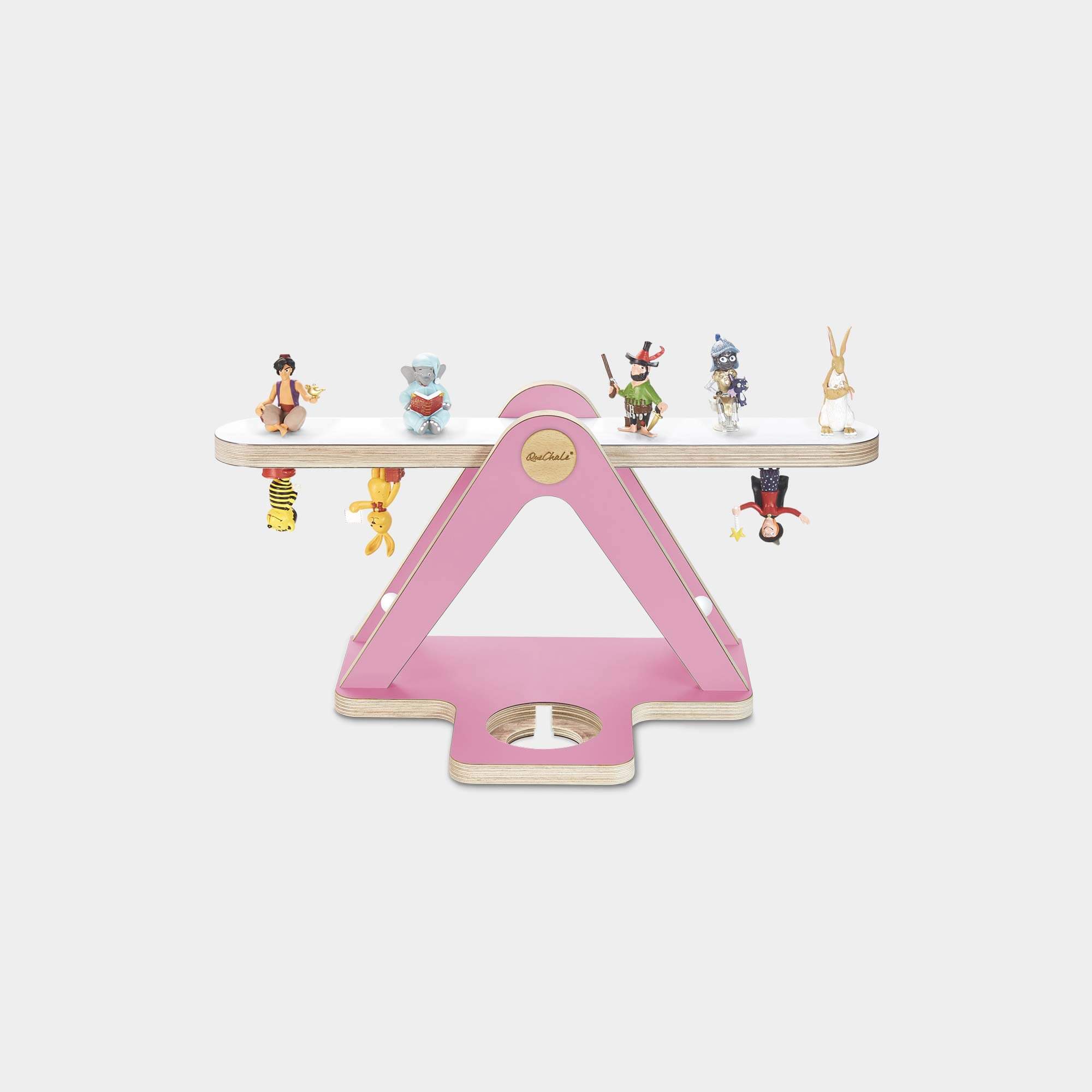 Glück-Auf-Waage für Toniebox 1 mit verschiedenen tonies® in der Farbe Pink