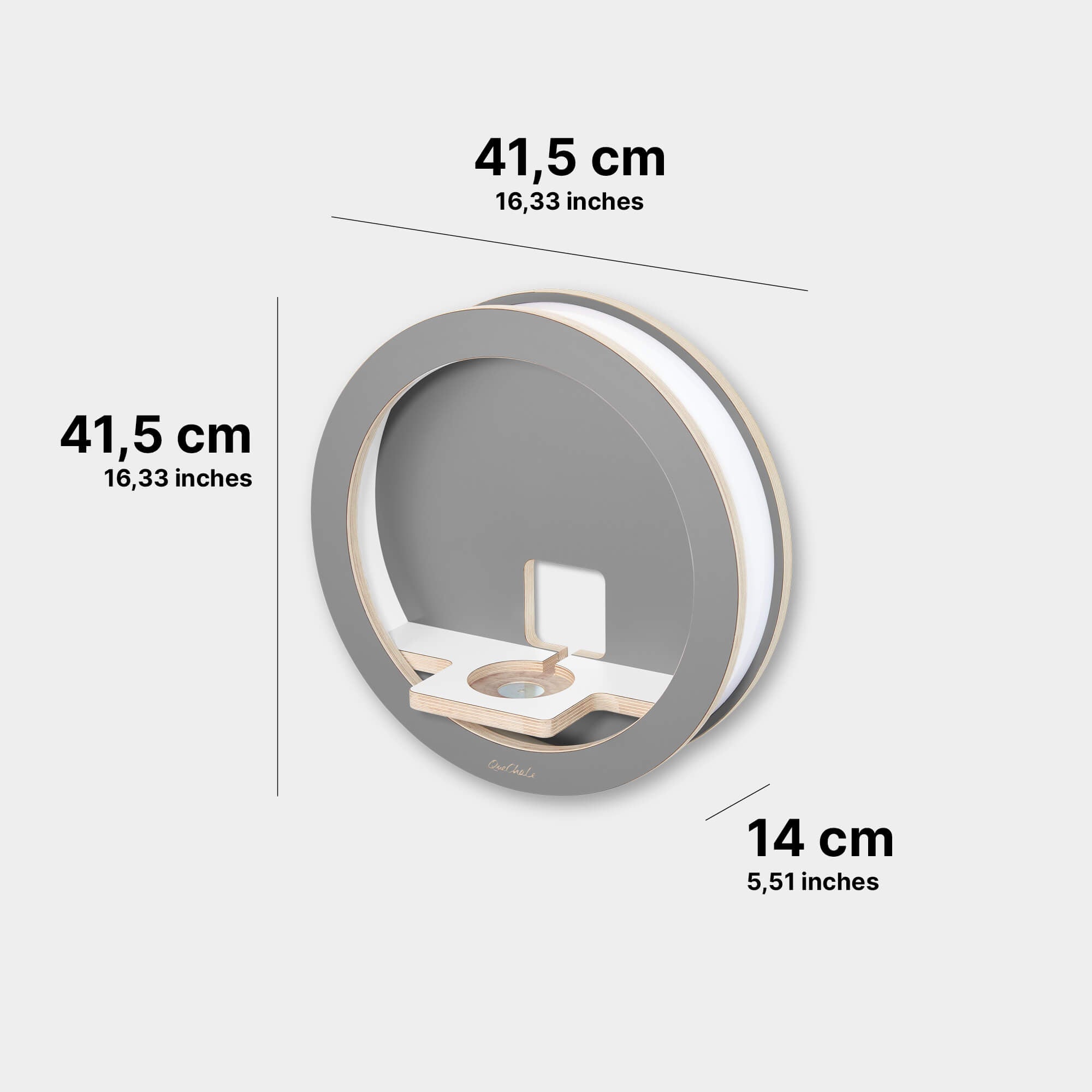 Die Masse des Glück-Auf-Loop für Toniebox und bis 80 tonies® in der