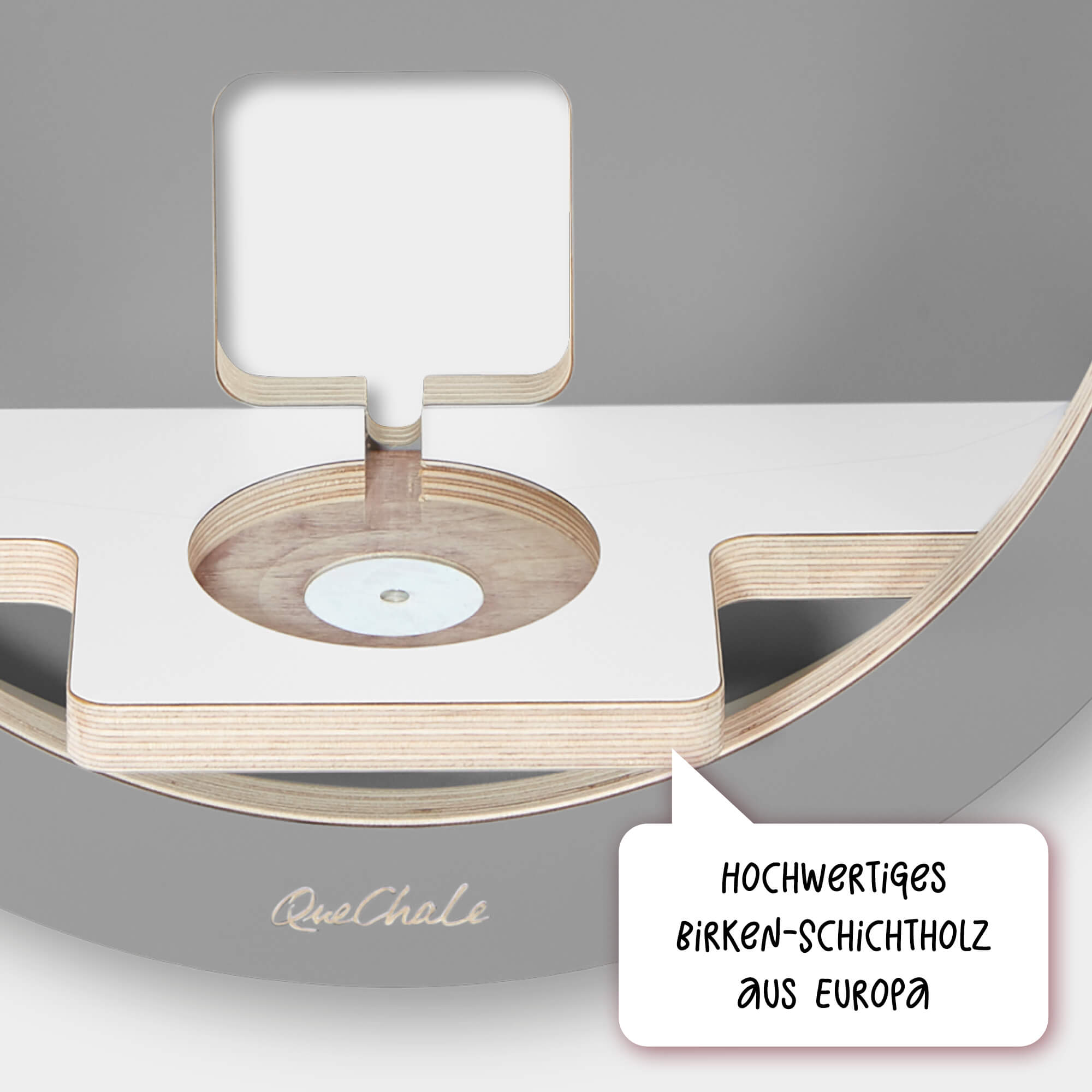 Glück-Auf-Loop aus hochwertigem Birken-Schichtholz in der