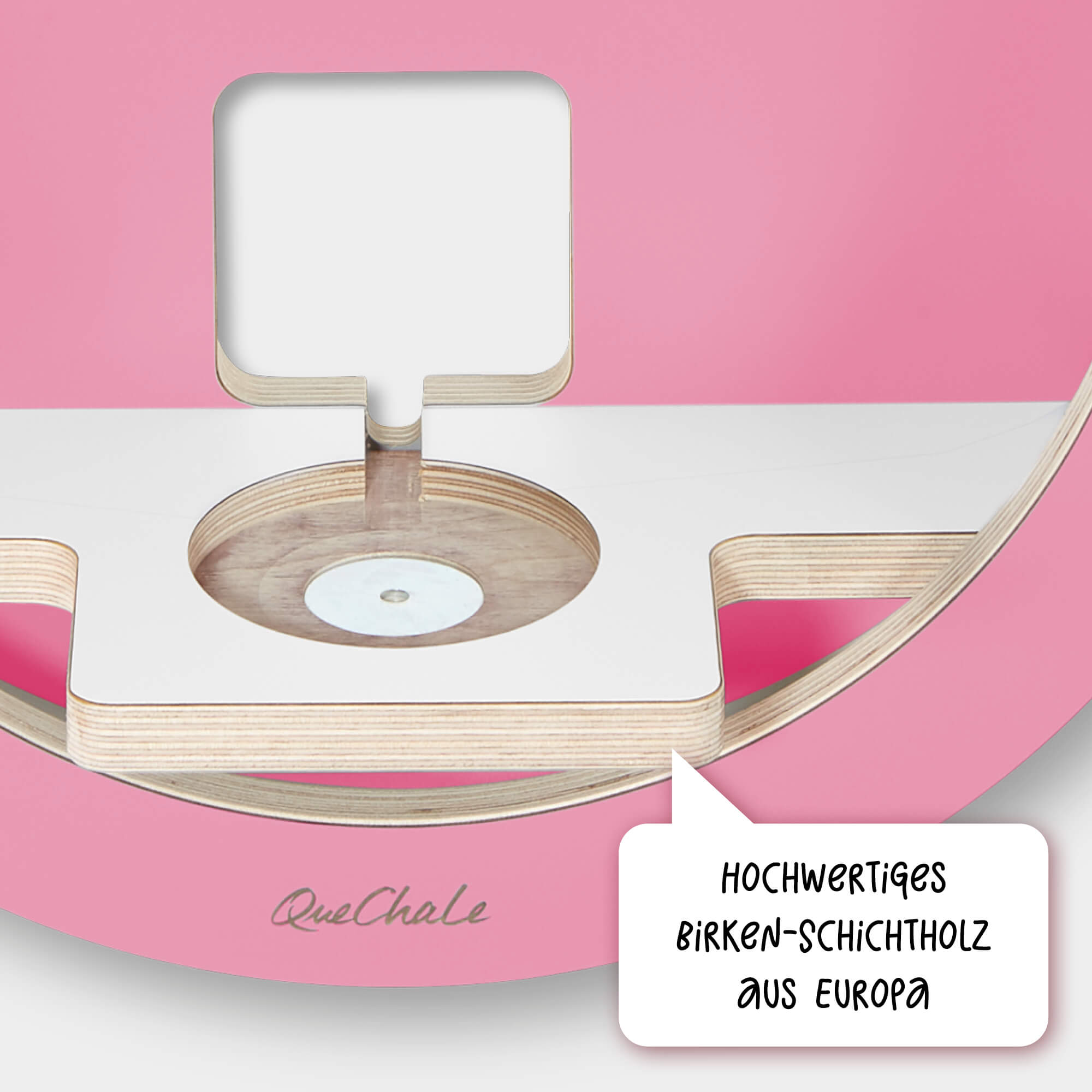 Glück-Auf-Loop aus hochwertigem Birken-Schichtholz in der