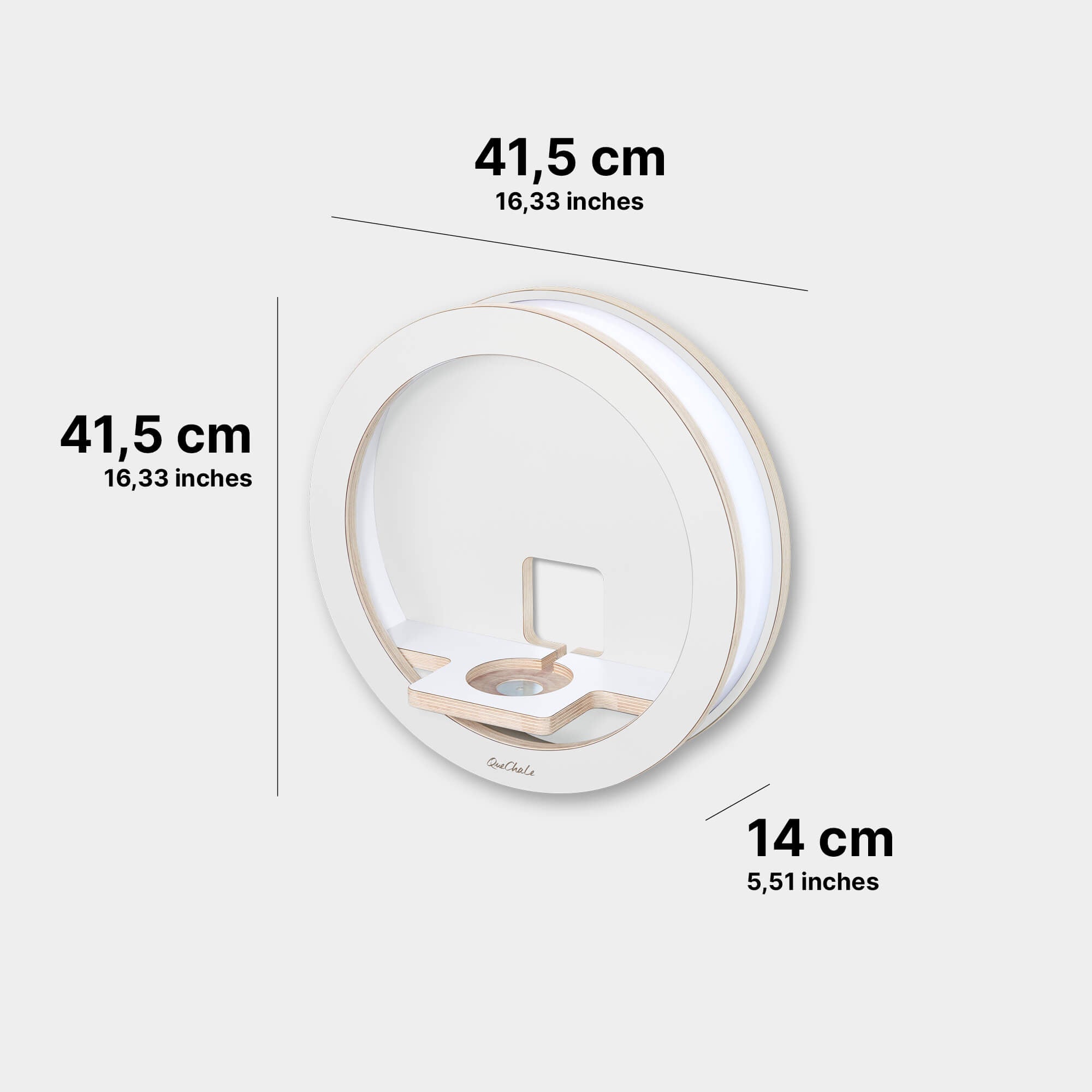 Die Masse des Glück-Auf-Loop für Toniebox und bis 80 tonies® in der