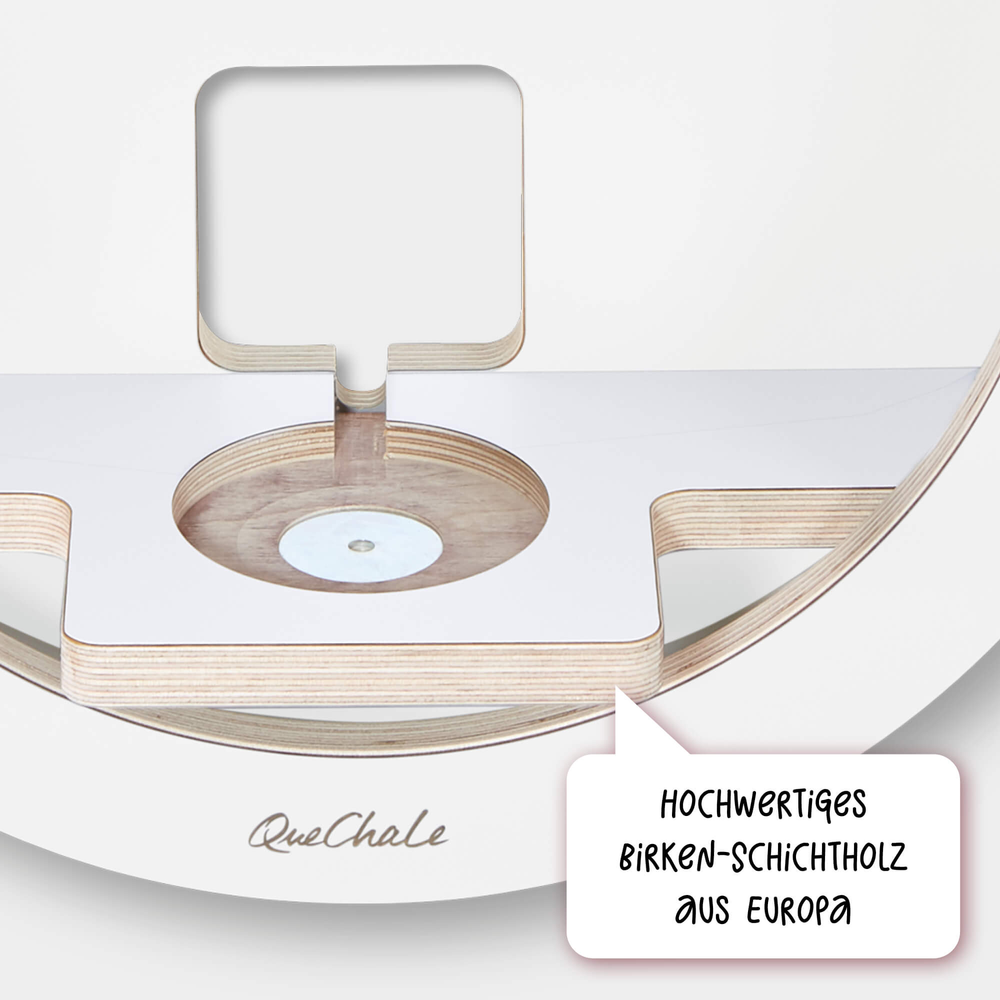 Glück-Auf-Loop aus hochwertigem Birken-Schichtholz in der