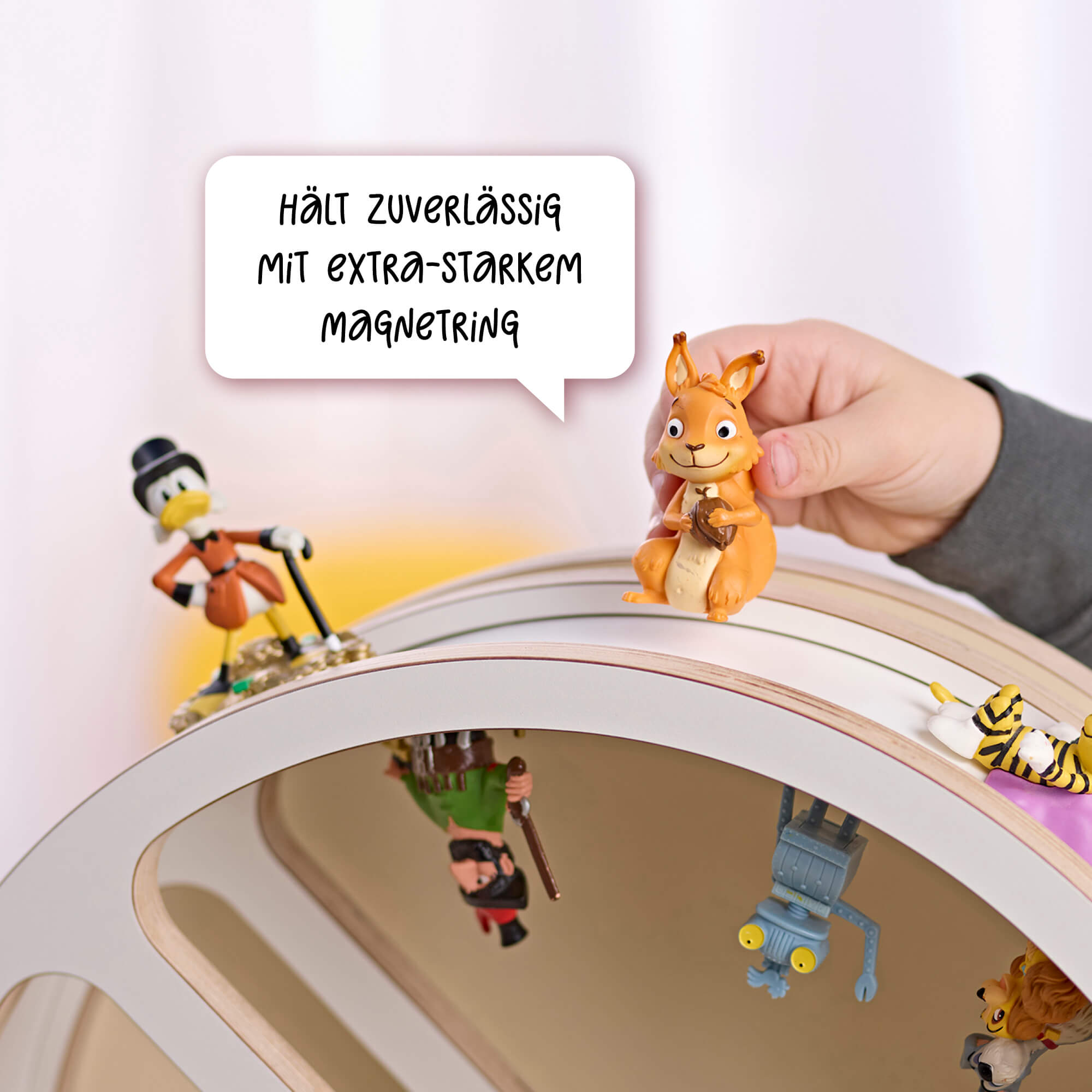 Verstärkte Magnetkraft für bessere Haftung auf dem Glück-Auf-Rad "Classic"
