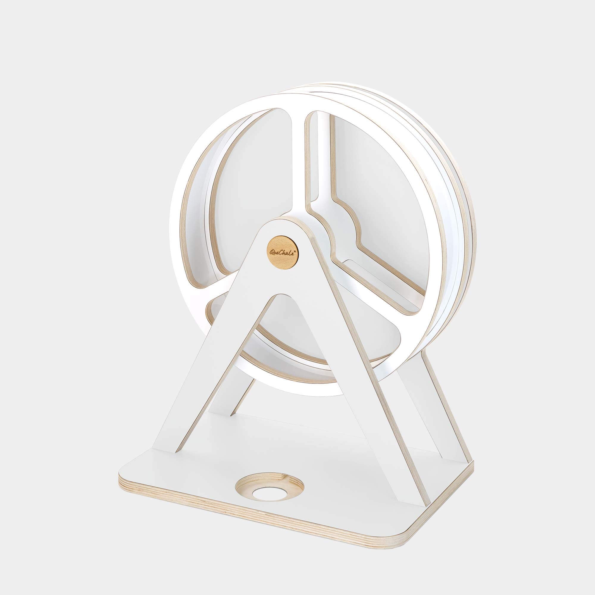 Tonie-Regal Glück-Auf-Rad "Classic" in weiss für Toniebox 1 und bis zu 120 tonies®