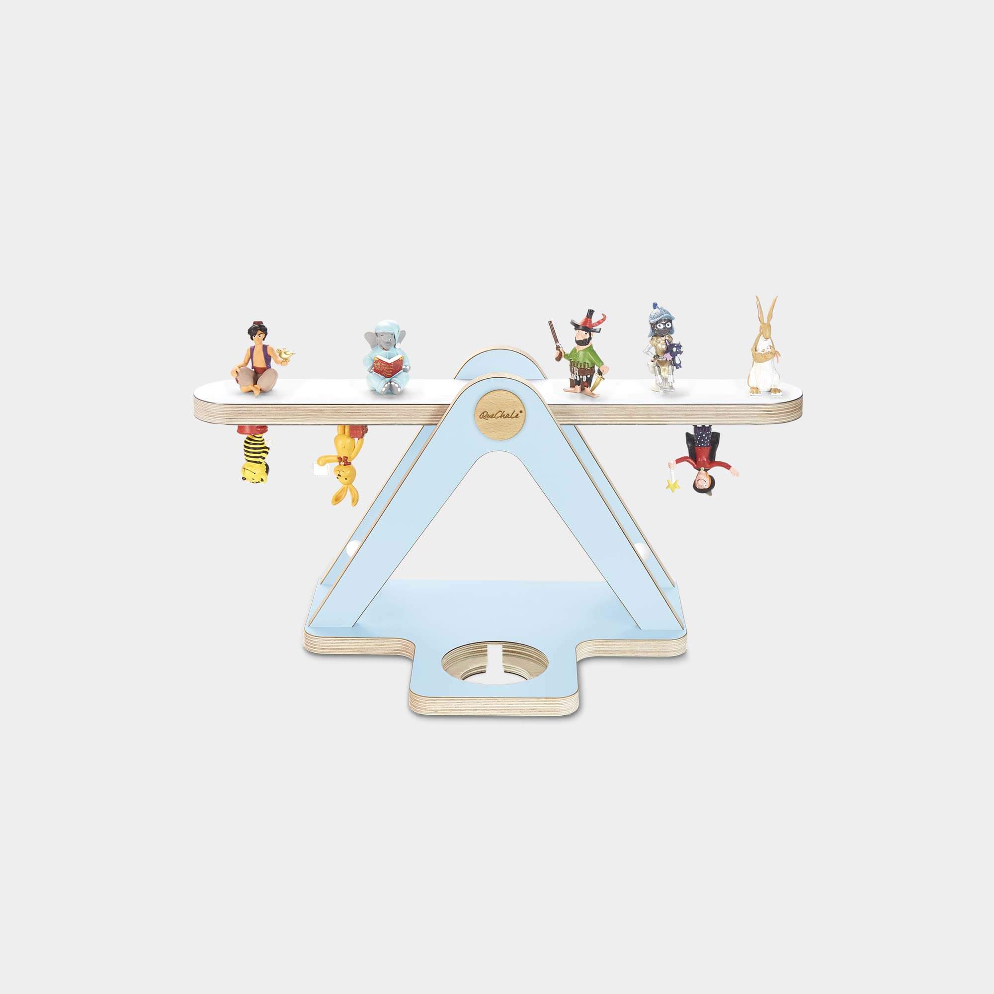 Glück-Auf-Waage für Toniebox 1 und bis 50 tonies® in Hellblau