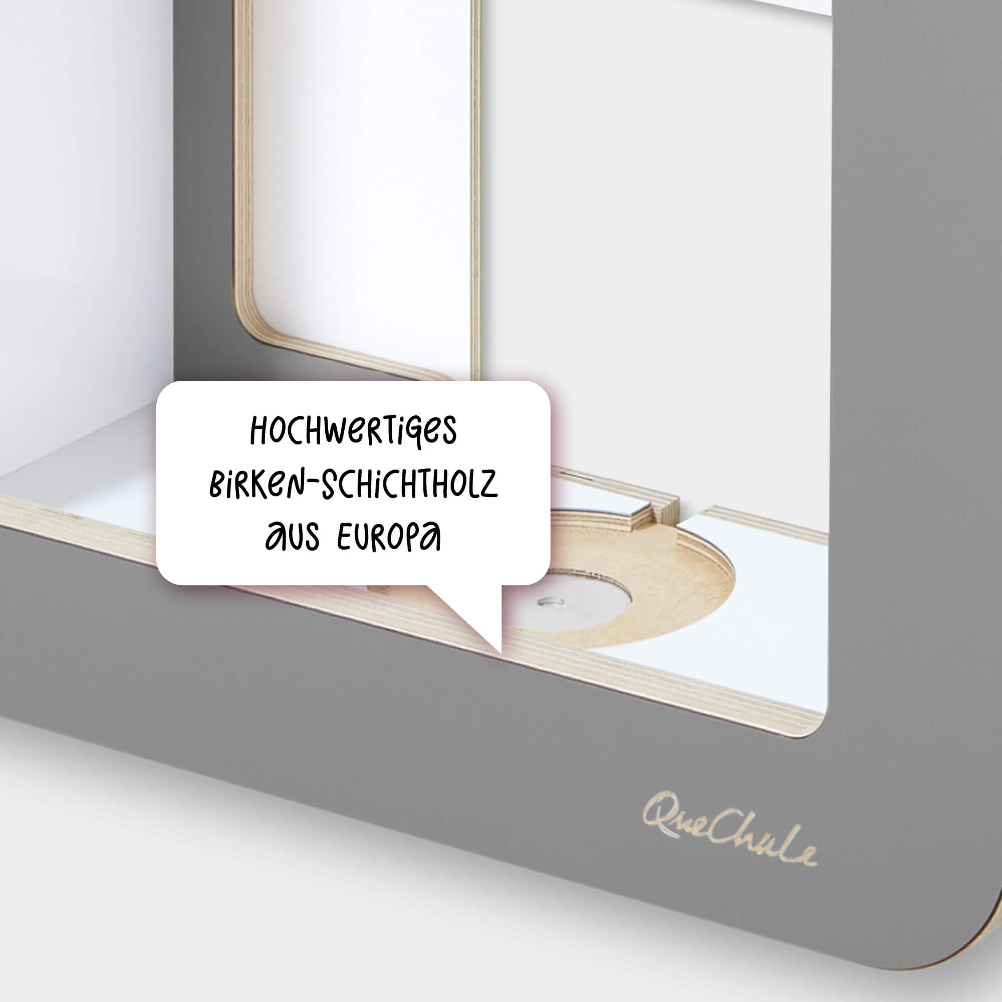 Hochwertiges Birken-Schichtholz für den Glück-Auf-Würfel für Toniebox und bis 150 tonies® in der