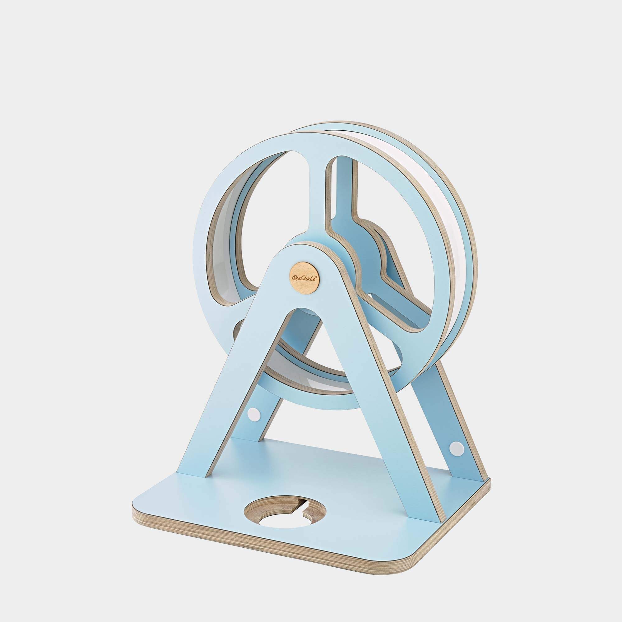 Glück-Auf-Rad "Piccolo" Tonie-Regal in Sky blue für bis zu 70 Tonies und Toniebox 1