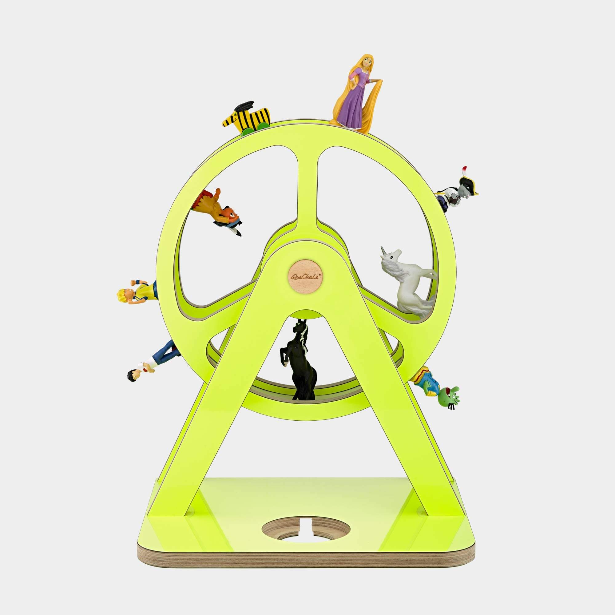 Einige Tonies auf dem Glück-Auf-Rad "Piccolo"