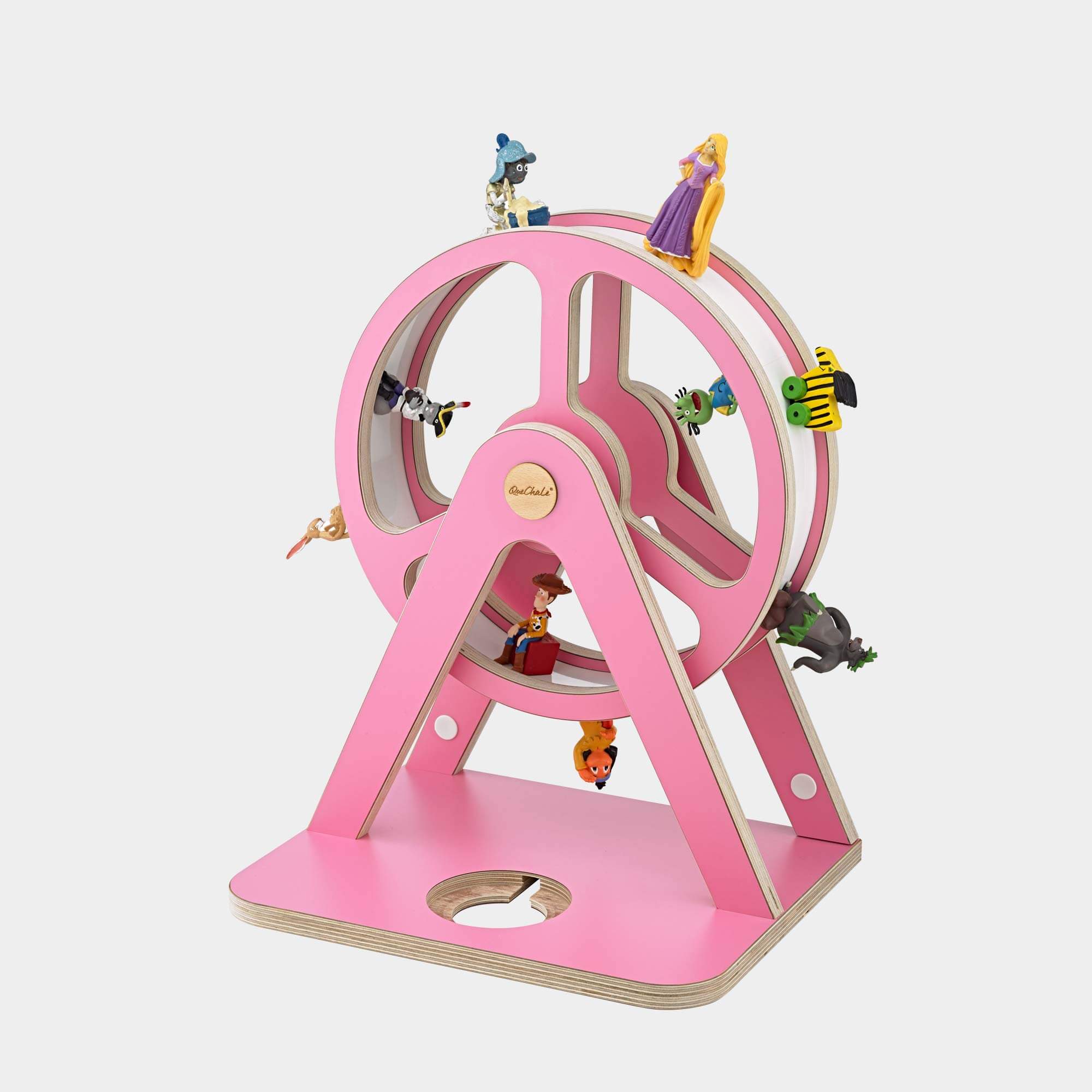 Bis zu 70 Hörspielfiguren auf dem Tonie-Regal Glück-Auf-Rad "Piccolo"