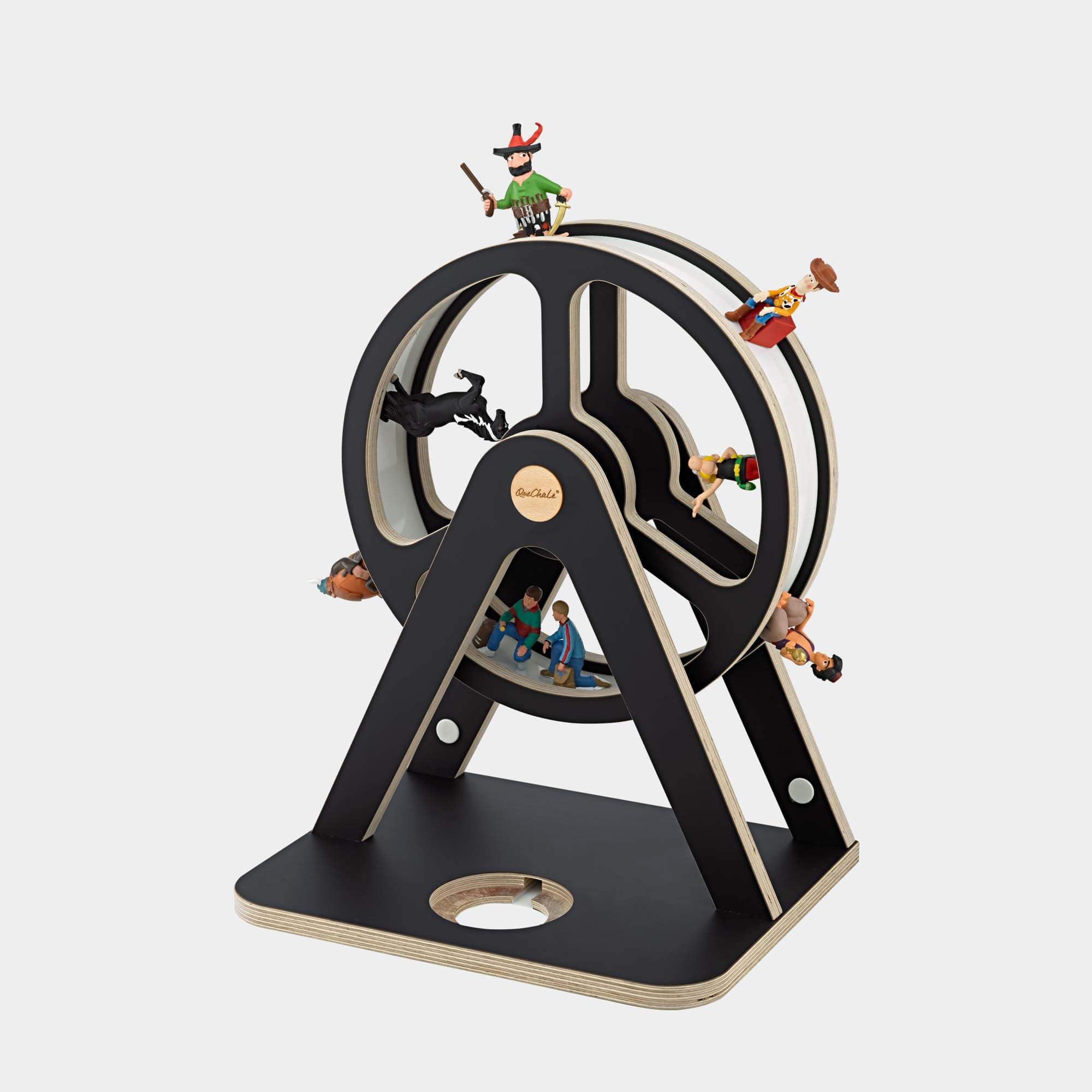 Tonies auf dem Glück-Auf-Rad "Piccolo" für Toniebox 1