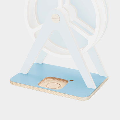 Bodenplatte für Glück-auf-Rad Classic in Farbe Sky Blue zur Nutzung der Toniebox 2 (retrofit)