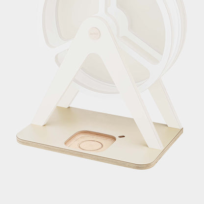 Bodenplatte für Glück-auf-Rad Classic in Farbe Cream zur Nutzung der Toniebox 2 (retrofit)