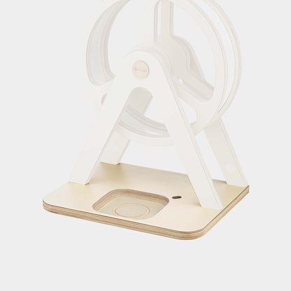 Bodenplatte für Glück-auf-Rad piccolo in Farbe Cream zur Nutzung der Toniebox 2 (retrofit)