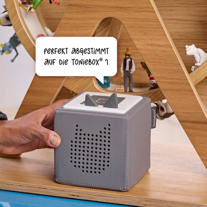 Das Glück-auf-Rad piccolo hat eine Halterung für den sicheren Stand der Toniebox 1